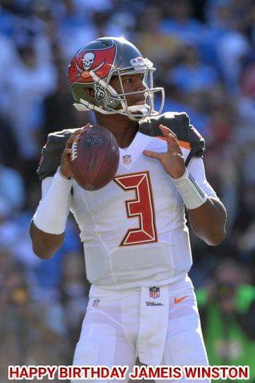 Happy blessed birthday Mr. Jameis Winston. No matter what people think you are the man. Let\s Go Buccaneers 