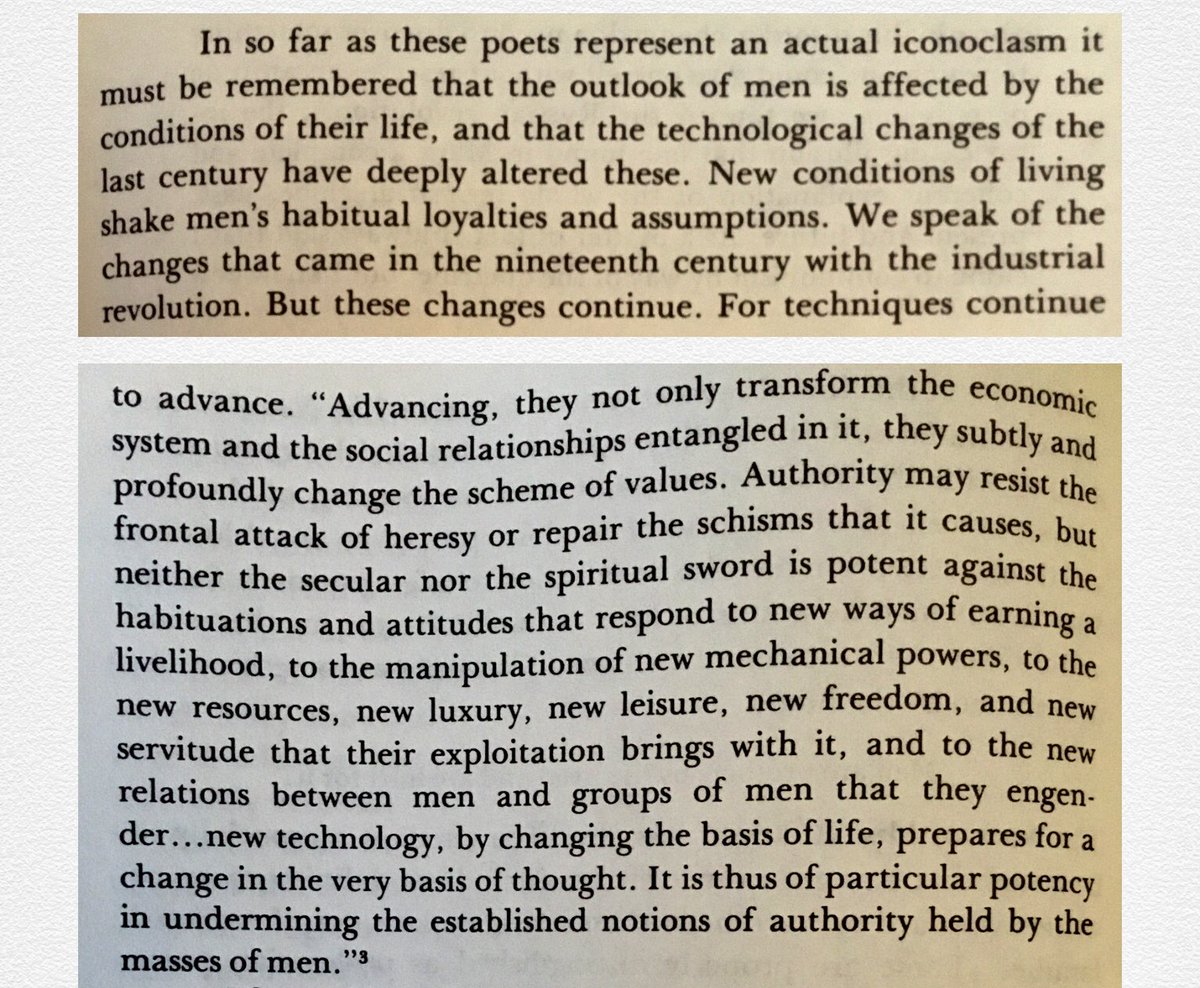 Agent888488's tweet photo. Poets as media ecologists, very McLuhanesque. (Amos Wilder - “Revolutionary and Proletarian Poetry”)
#DEWline https://t.co/yY2GAMiEhh