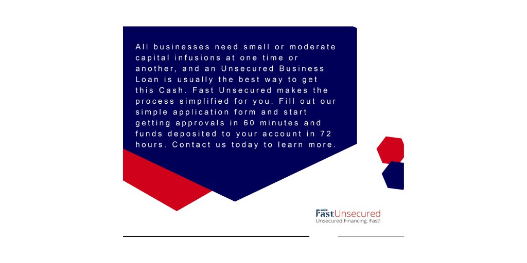 FastUnsecured8's tweet image. Get the funding you need, when you need it. Approvals in 60 minutes, Funding in 72 hours. Sign up here bit.ly/2Qq8vCQ
#UnsecuredFinancing #Financing #Credit #CreditCards #Creditmatters #CreditCard #CreditIspower #CreditEducation #CreditHelp #CreditGoals #CreditSpecialist