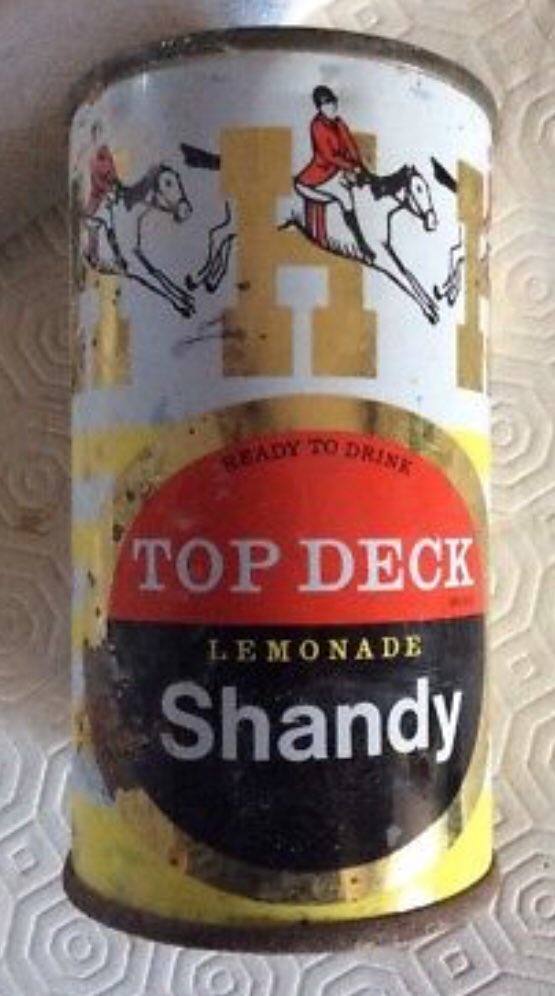 Golden Memories and Silver Tears on Twitter: "Top Deck was low alcohol shandy drink which marketed youngsters in the U.K. Available in three flavours Top Deck was introduced in