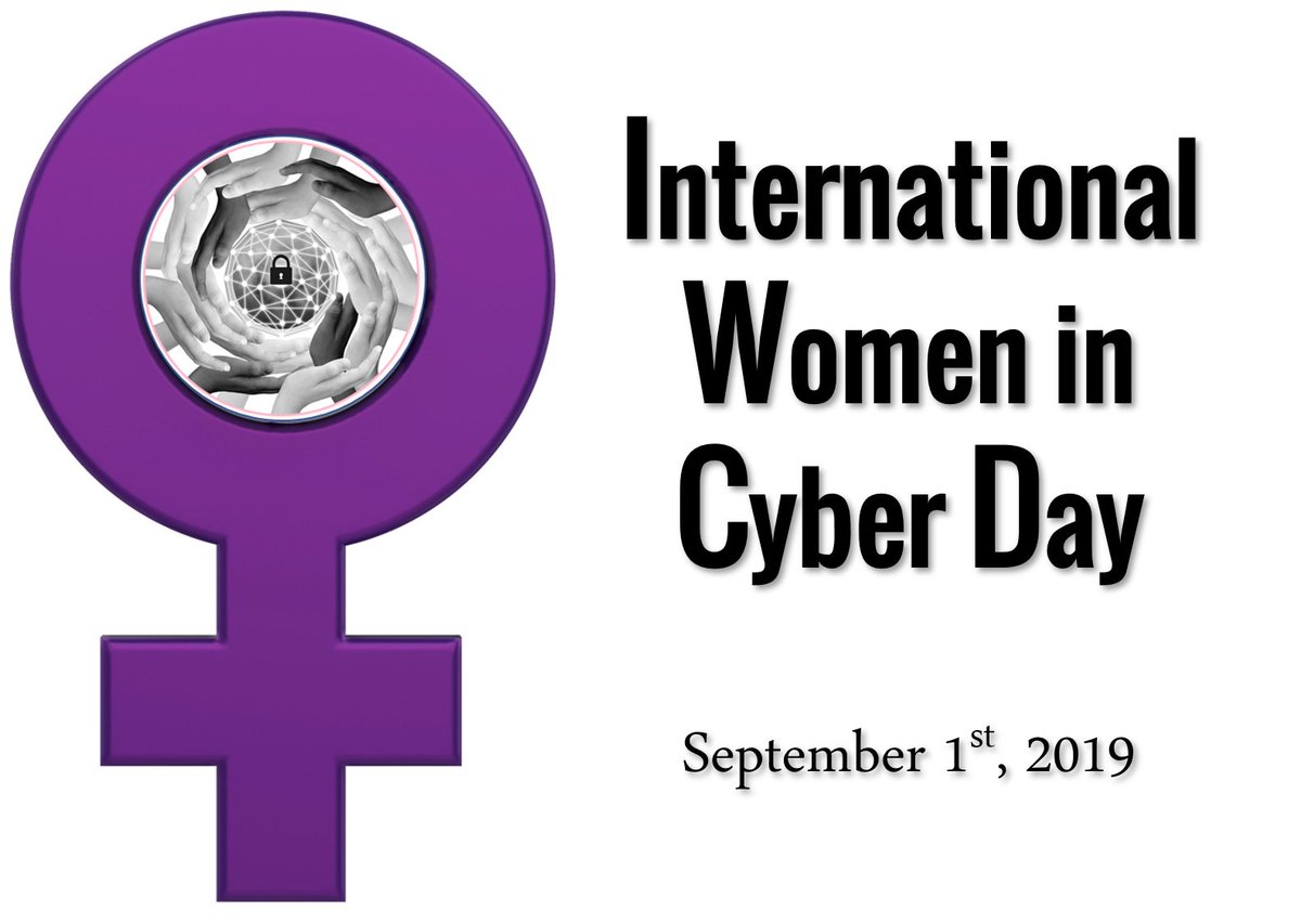 'International Women in Cyber Day', September 1st, 2019.
Retweet hashtag#womenincyberday at <a href="/womencssociety/">Women CyberSecurity Society (WCS2) ™️</a> for your support!
#international #women #cyber #day