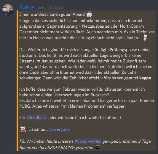 Yunkyy On Twitter Kleine Information Studium Twitchde
