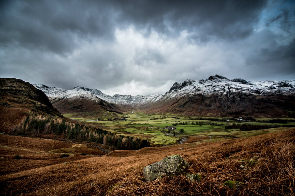 nationaltrust's tweet photo. Forged by fire and ice, the Langdales are dramatic to say the least. https://t.co/QZ4epgwR5K