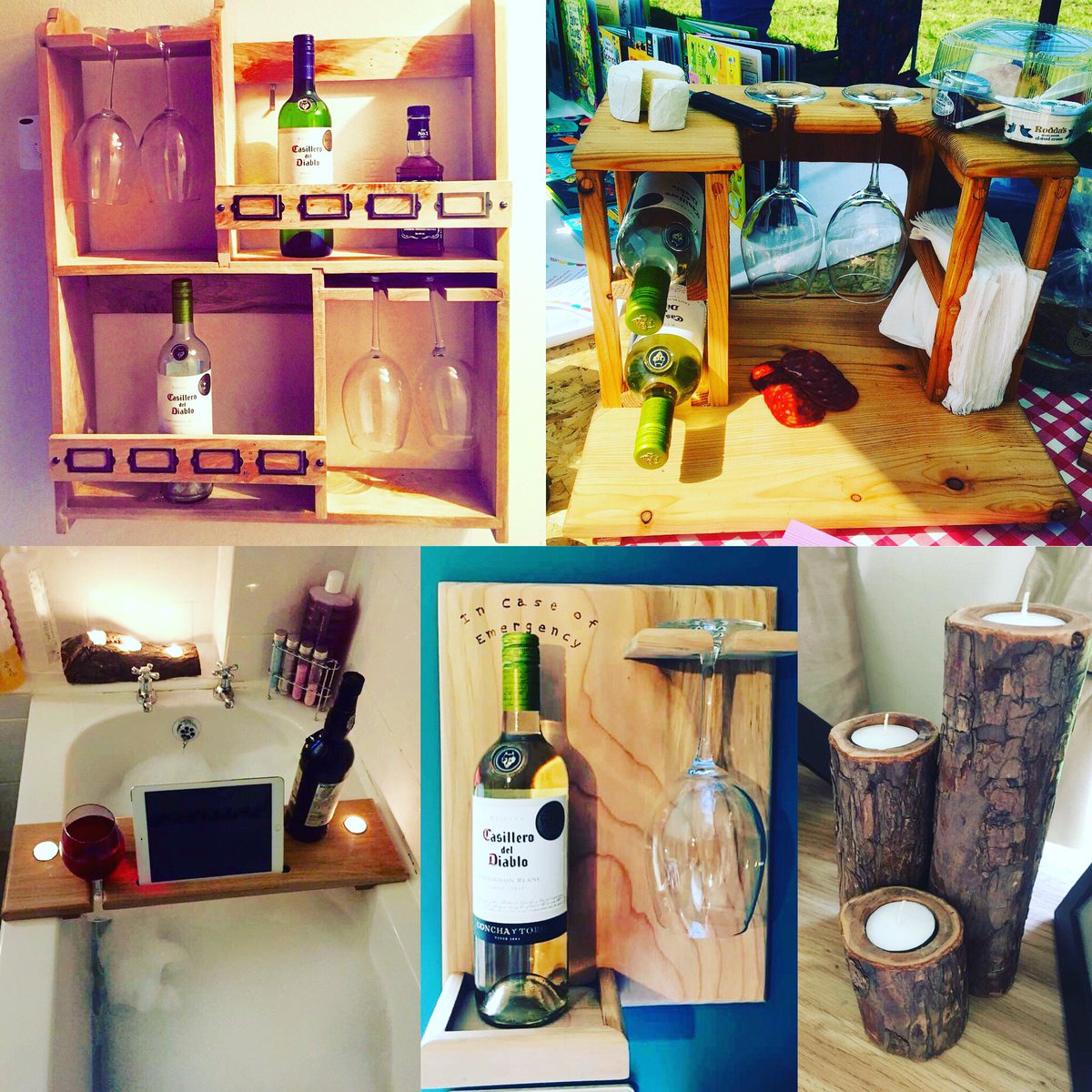 GoodmanHandmade's tweet photo. Check out our #handmade #wooden items in our #Etsy shop https://t.co/js5ZHLOLIu. Discounts available on all items when contacting me directly #GinRack £70 #CheeseAndWineBoard £60 #BathCaddy £18 / £20 with #BookRest #EmergecyWineBoard £15 #PillarCandles £6.50 set #creativebizhour https://t.co/NT03FNvEw8
