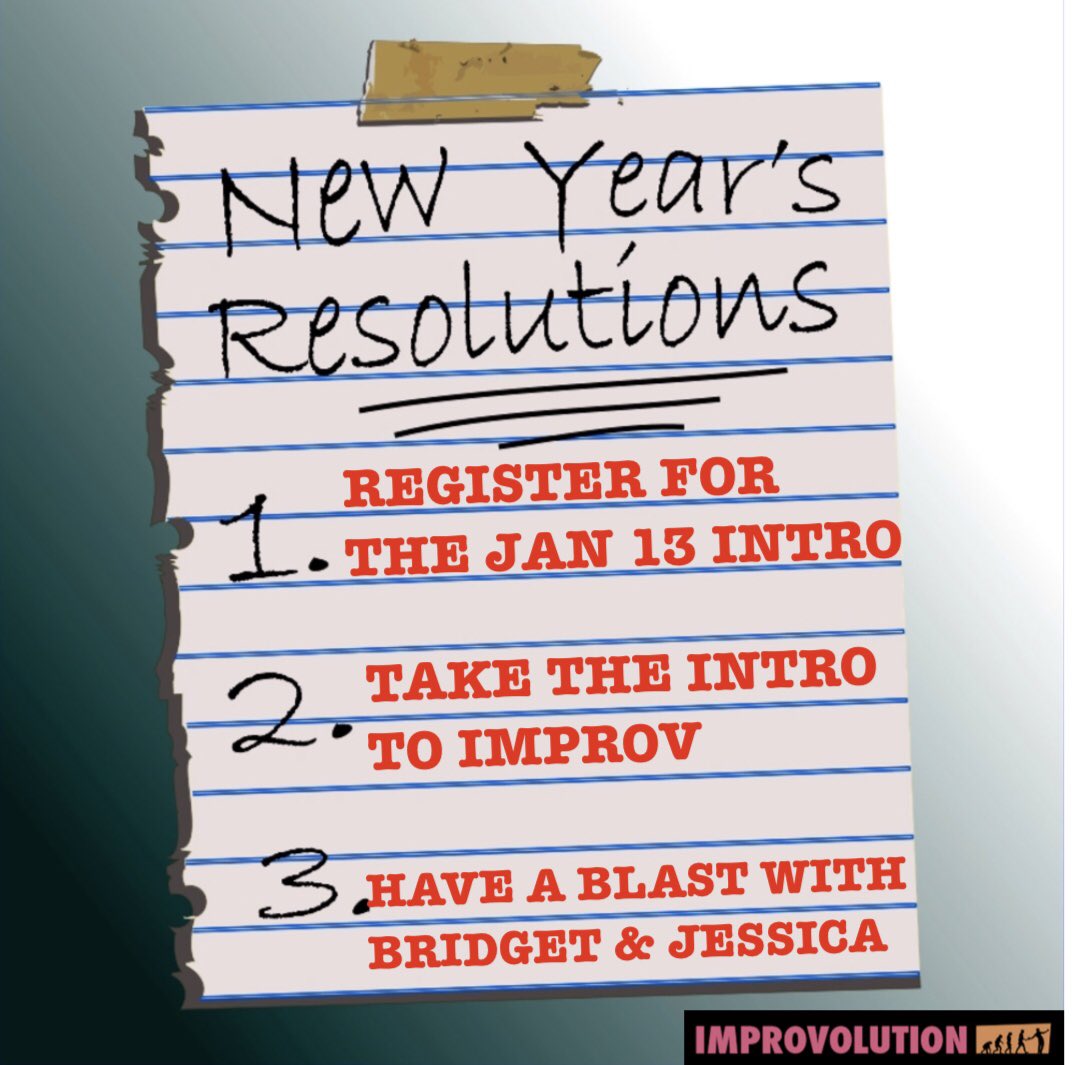 Improvolution's tweet photo. You don’t want to miss this intro! JAN 13 11AM - 2 PM register at https://t.co/ZntXpoarc4 or send to a friend!! https://t.co/m9kiwnsLGi