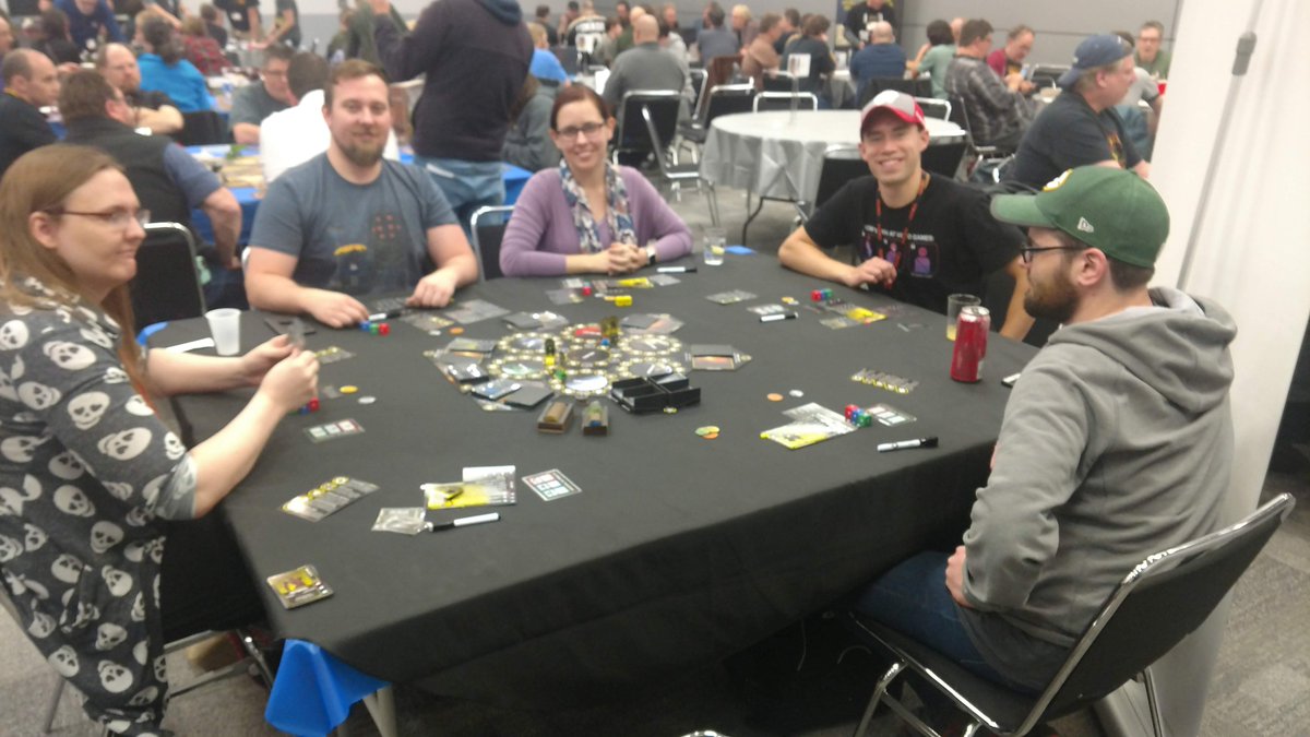 2simpletons's tweet image. 2018's return to @GameholeCon was amazing!  Both our scheduled events had great attendance!  #galacticinfamy