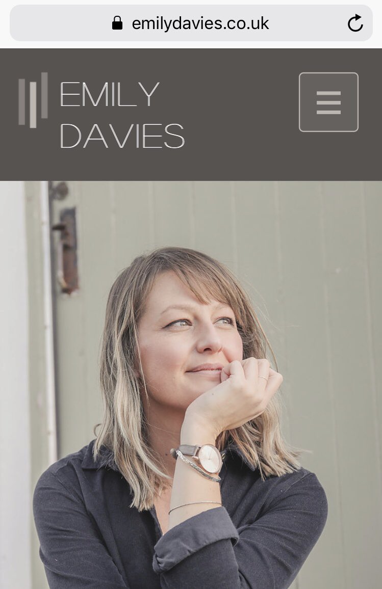 New Years resolution number 1 complete - I built myself a new website! emilydavies.co.uk