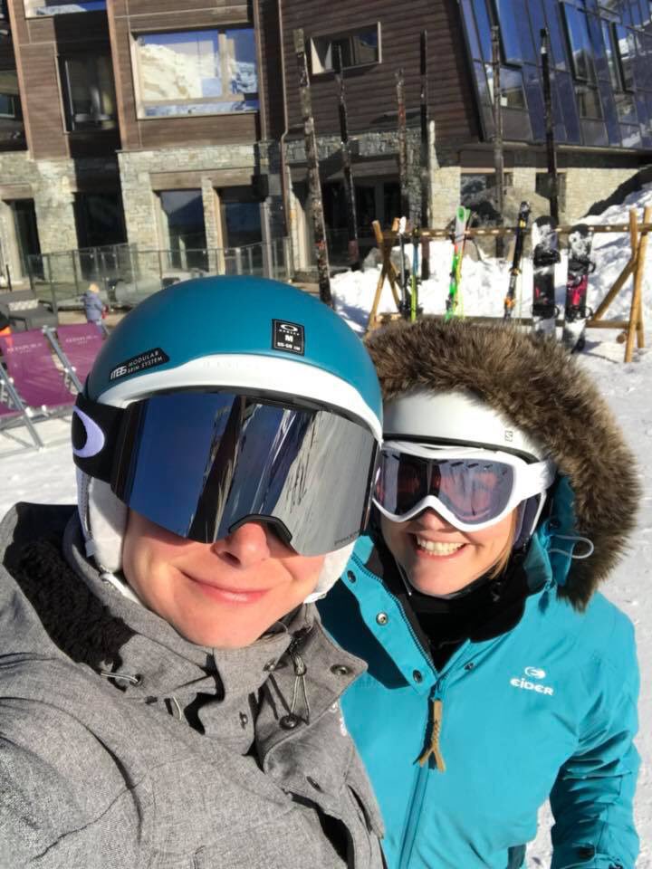 Skiing with my boy #ValThorens #chilled #onthepiste