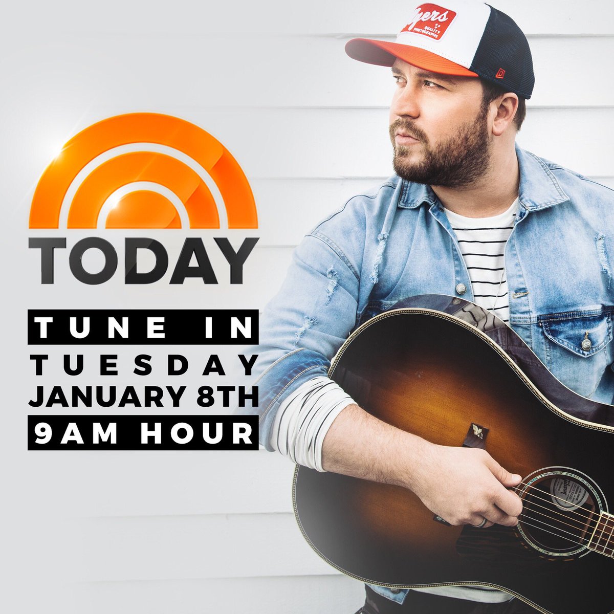 Excited to get to play the <a href="/TODAYshow/">TODAY</a> show this Tuesday y’all tune in at 9AM!!!