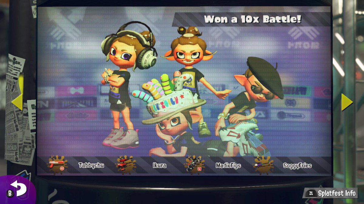 Carbink's tweet image. R I S E . #TeamFam #Splatoon2 #NintendoSwitch