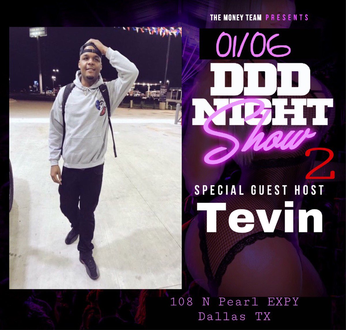 AintThatCocoa's tweet photo. #DDDNightShow2 is TONIGHT Early Arrival Mandatory #themoneyteampromo in da building so come out or hear about it https://t.co/fDCUXpAG5L