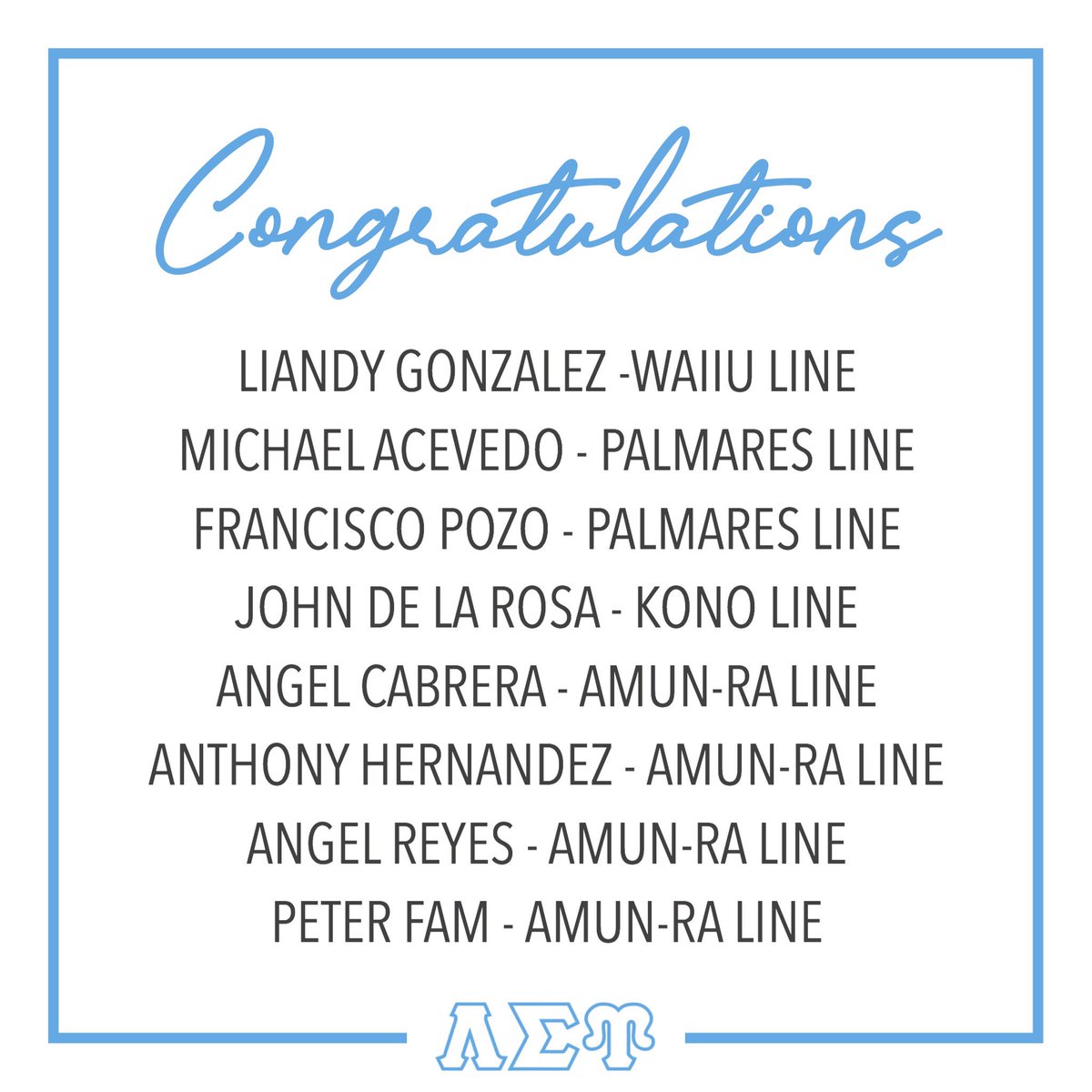 Taino_LSU's tweet photo. Shout out to 8 of our chapter brothers who achieved academic merit this semester! Your hard work isn't overlooked. Continue exemplifying our goals. ✊🏽#PaLanteSiempre #TAINOLSU #Rutgers #RoleModelsToTheCommunity https://t.co/crPqpjxzcq