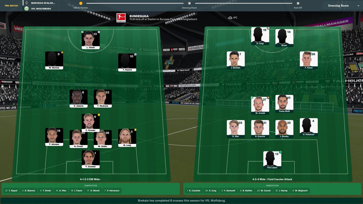FMDon2's tweet photo. Match time.

Some players will get a limited run due to injury but here we go https://t.co/5oSkbKCnoL