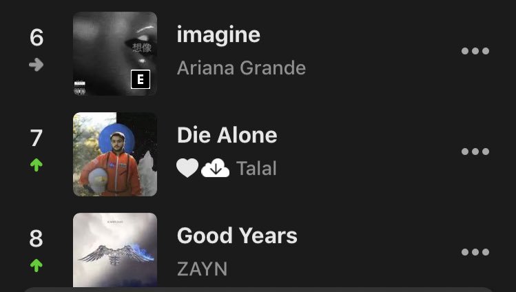 TheTalalSam's tweet photo. Just reached #7 on the Top Pop charts on Anghami 😍
https://t.co/5gi6ZO31Le
#Die_Alone https://t.co/FL8Mn3sYbO