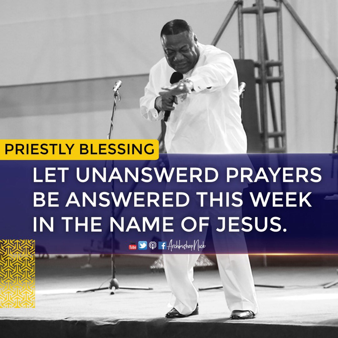ArchbishopNick's tweet image. Priestly Blessing #ArchbishopNick #blessing #declaration