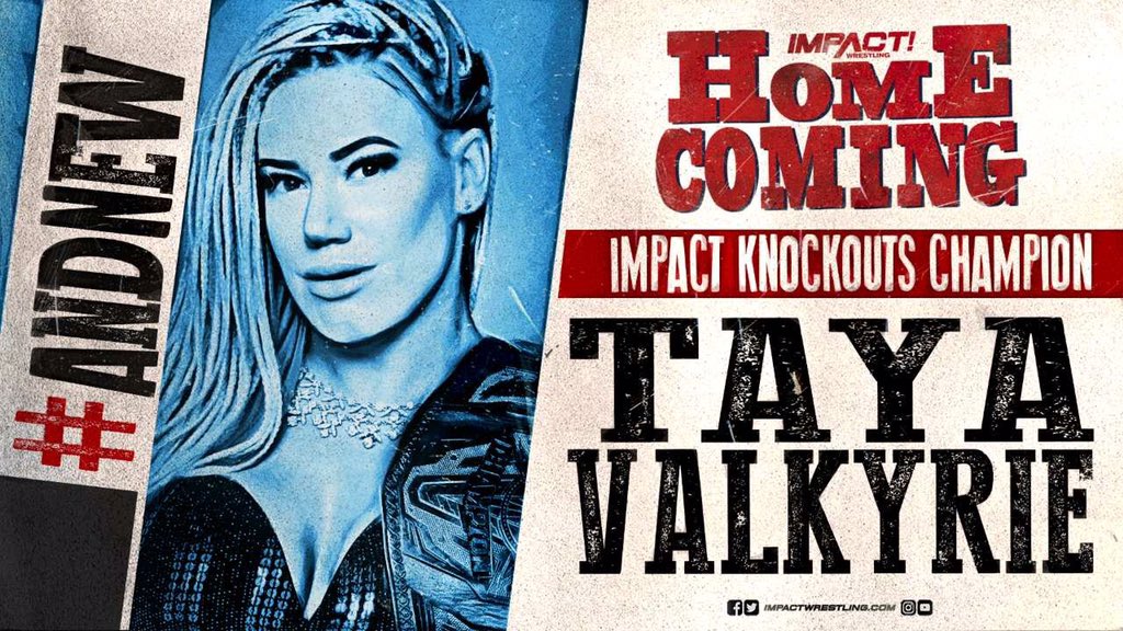 Congratulations to @TheTayaValkyrie on becoming the new knockouts champion ☺️❤️ #andnew #tayavalkyrie #knockoutschampion #iMPACTHomecoming #IMPACTonPop #impactwrestling