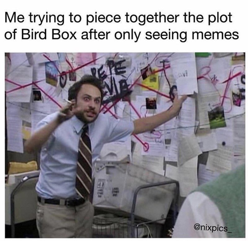 BirdboxMemess's tweet photo. #birdbox https://t.co/8Cykw13NDD