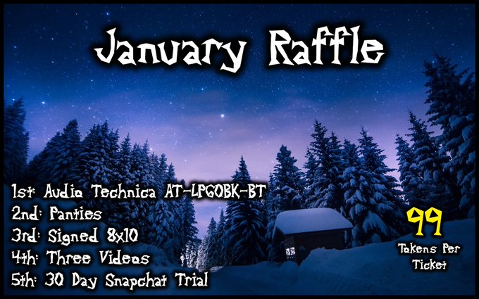 January Raffle starts tonight! Grand prize is a brand new Audio Technica AT-LP60BK-BT turntable! Only