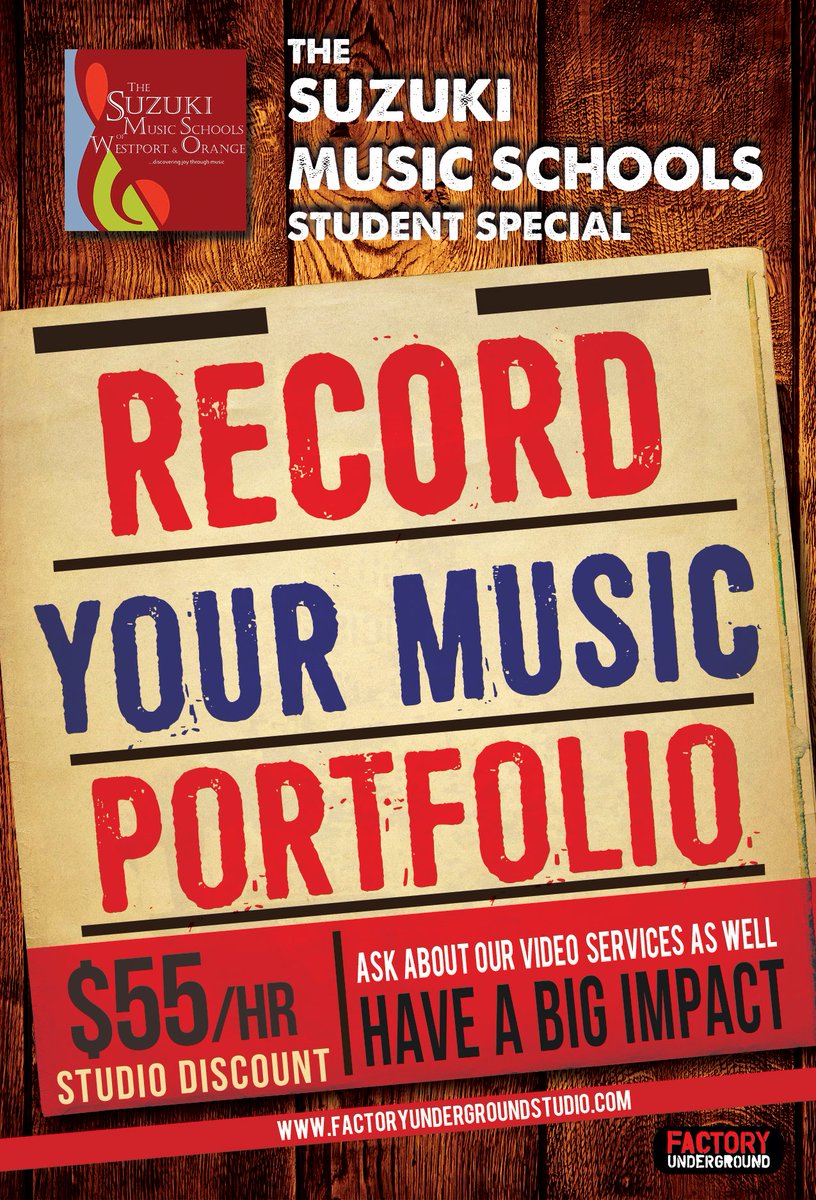 SuzukiSchools's tweet photo. #Vivace had an amazing time #recording this weekend! #SuzukiSchools #students have been offered a special rate coupon for #FactoryUnderground. Mention it when booking time to record your own masterpieces!
#MusicSchool #FactoryUnderground #Recording #RecordingStudio https://t.co/uTWsuBmqIE