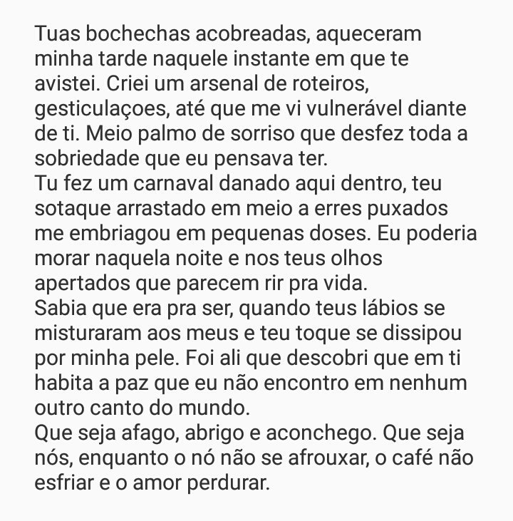 BarquinhoDe's tweet photo. "Que seja nós, enquanto o nó não se afrouxar, o café não esfriar e o amor perdurar." https://t.co/PJ7TKFWFiA