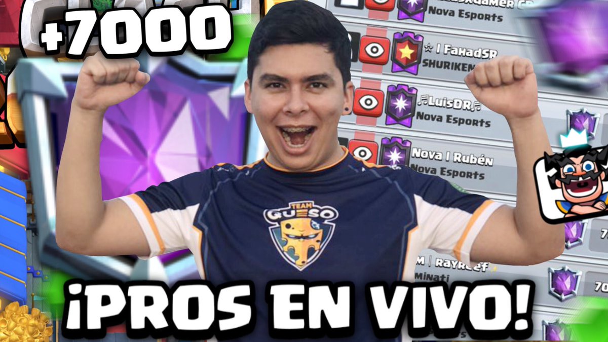 Ahora sí JAJA Ya estamos en vivo‼️ PROS EN VIVO😎 +7000 COPAS😱 FINAL DE TEMPORADA | CLASH ROYALE😍 

RT🔁❤️ y participa en el sorteo🤑

youtu.be/OGhWKIpoTfw vía <a href="/YouTube/">YouTube</a>