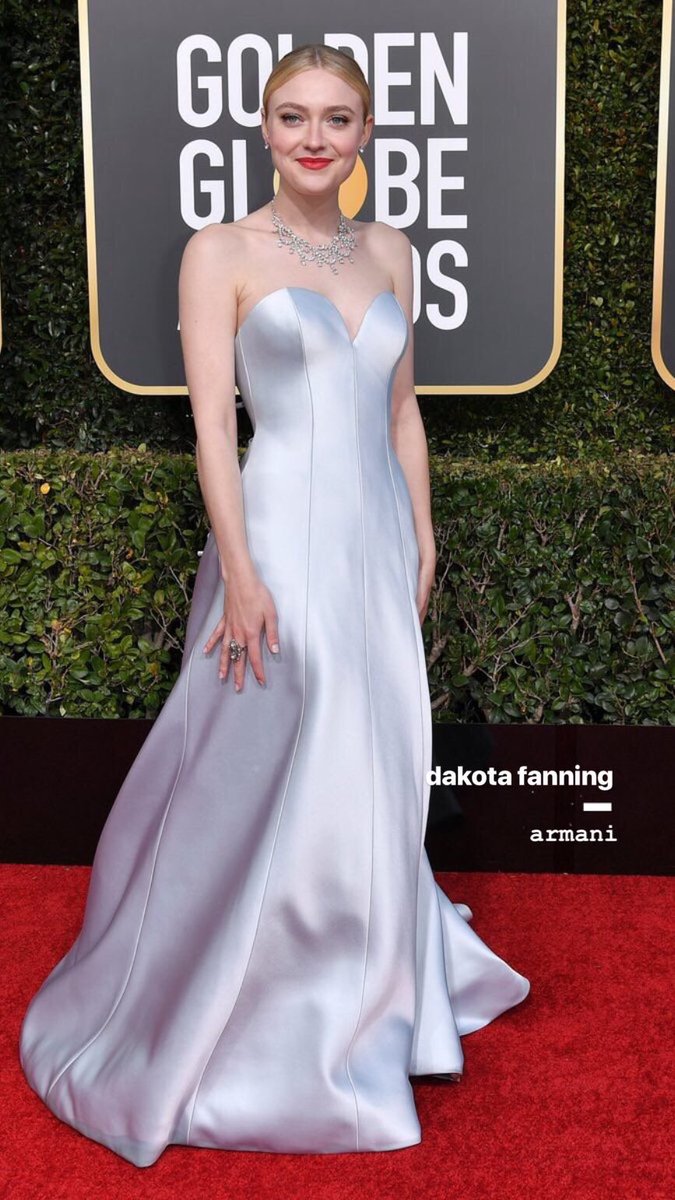 ABSOLUTEDU's tweet photo. | @goldenglobes |
➖
#DakotaFanning en @armani
#LucyBoynton en #Celine
➖
#goldenglobes #redcarpet #absolutedu https://t.co/H2gwbYIV4g