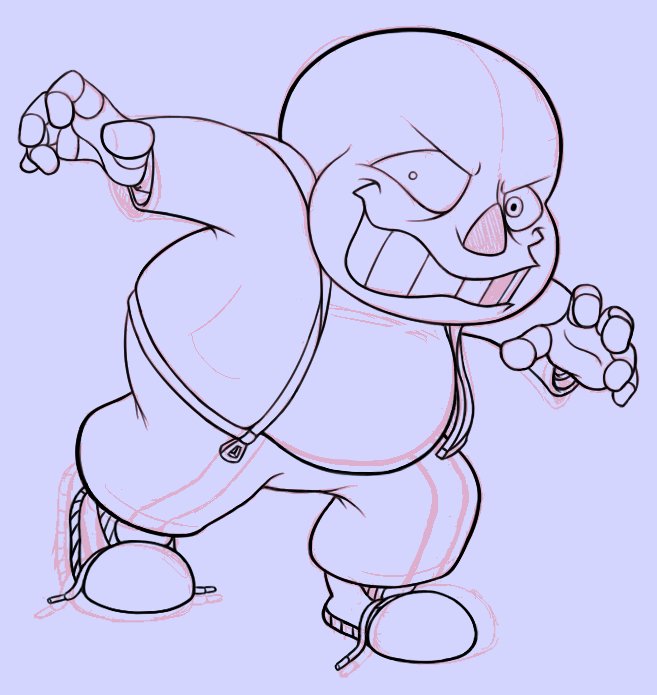 JettersMighty's tweet photo. To supplement my previous string of tweets detailing my #InsansityAU, here's some concept art for my favorite little #sickopath, #Sans! Main differences being his signature wackjob face and some coloring choices. https://t.co/OzLJqhDPjL