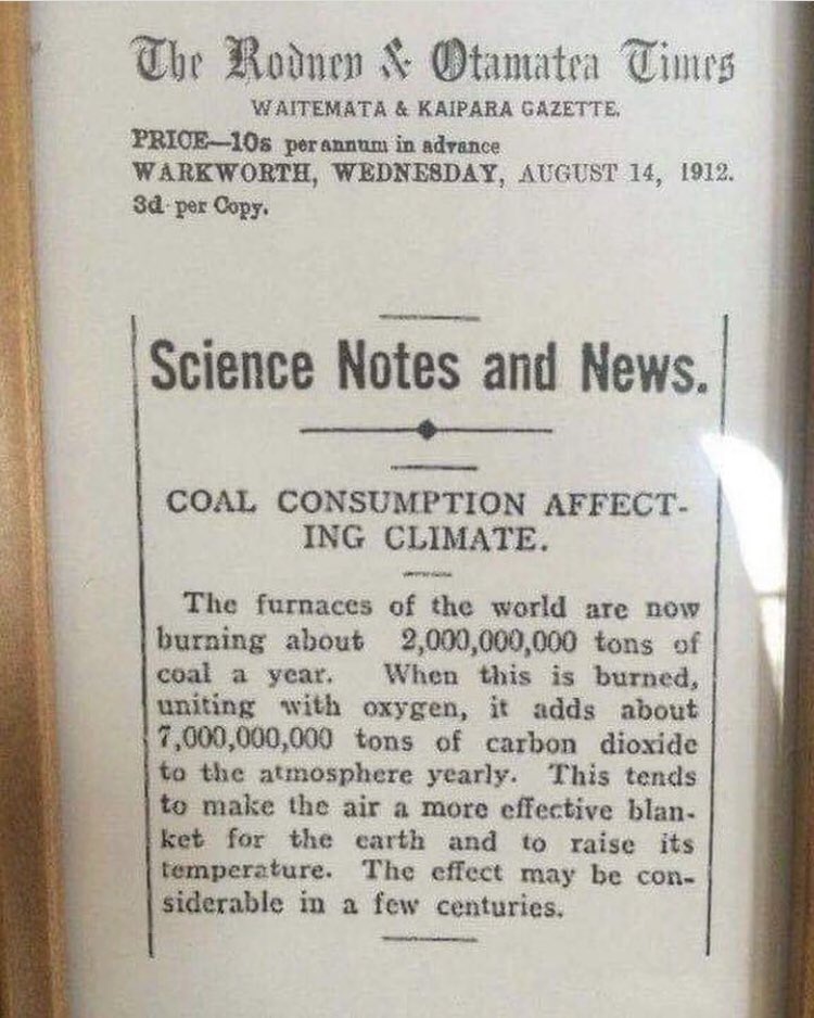 EarthStrikeUSA's tweet photo. It’s been over 100 years since the first warnings, and yet we are still pumping the atmosphere full of CO2 and methane. #EarthStrike #GeneralStrike #ExtinctionRebellion https://t.co/1N7qhfdPVE