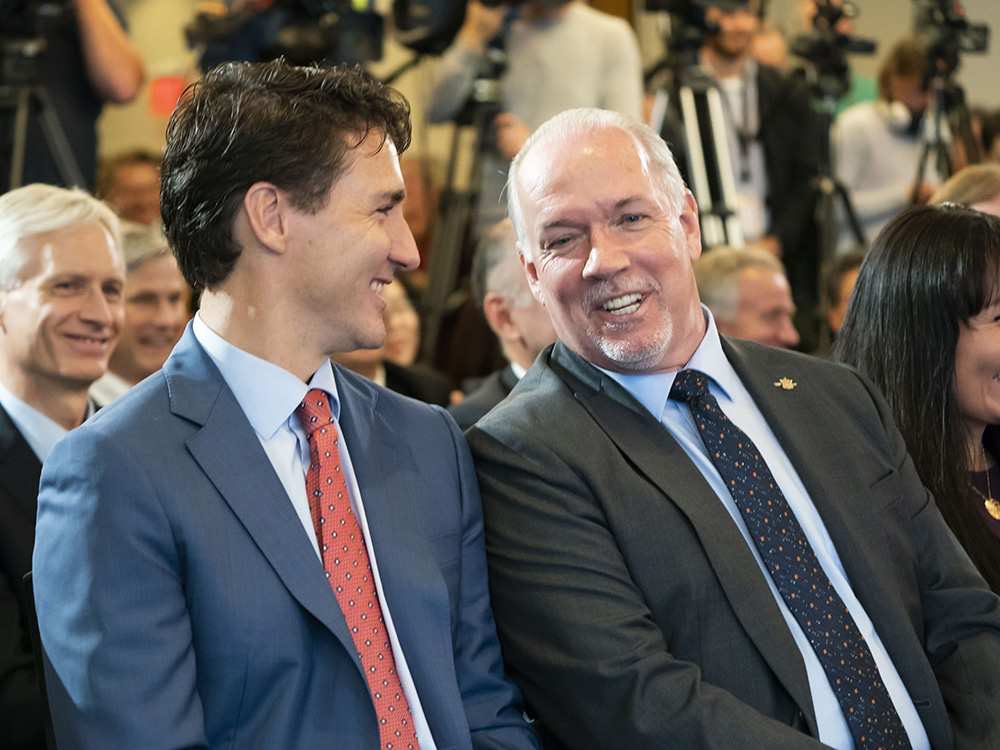 RussDiabo's tweet photo. These 2 politicians have been promoting false reconciliation by saying they'll implement UNDRIP. They're pushing a Canadian definition of UNDRIP, based on the racist, colonial doctrine of discovery &amp; division of powers to convert bands into municipalities &amp; privatize reserves! https://t.co/n3utQV89a3
