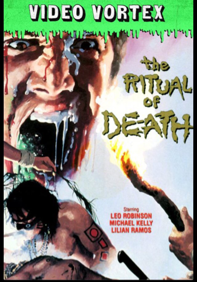 neuroticmonkey's tweet image. Now Watching: RITUAL OF DEATH (1990) #NowWatching #VideoVortex @drafthouse with @mechamelissa @patitulum