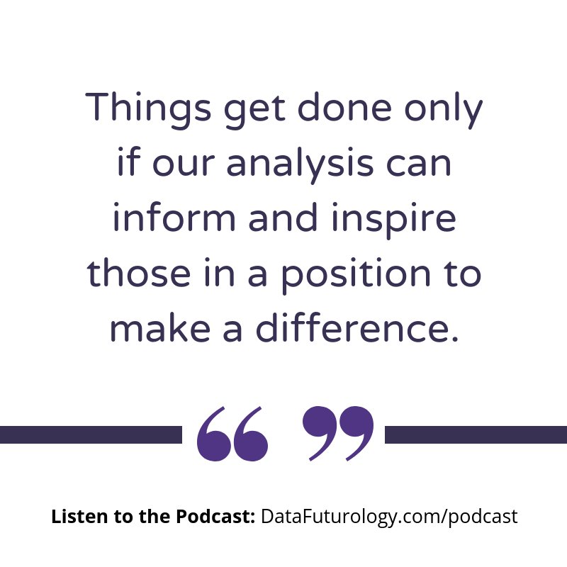 That's what the role of a #datascientist is all about- informing those who can make a difference. 👍 #datascience #machinelearning #ai