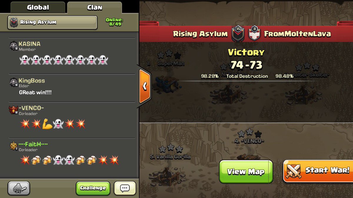 That week 6 <a href="/MinerLeagueCW/">MLCW</a> war was crazy 🔥. Down to the absolute last second. GG to our BKL opponents <a href="/FMLCoC/">FromMoltenLava</a> GG guys one heck of a war