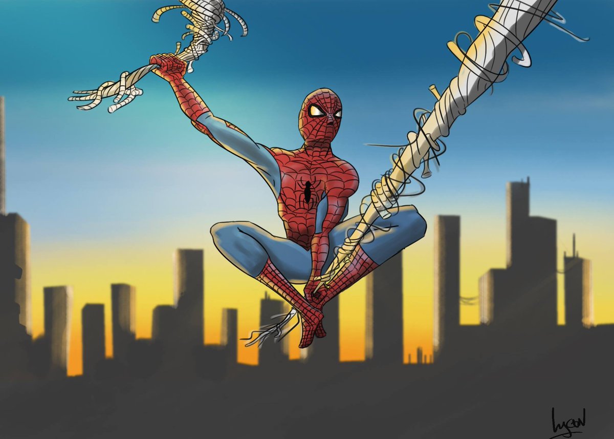 LycanDraws's tweet image. HERE IT IS !
My biggest piece so far, my spiderman #DrawAgain.
Every year the same drawing

VOILA !
Ma plus grosse oeuvre jusqu'à aujourd'hui, mon Draw Again de Spiderman. 
Tous les ans le même dessin

(cc @DonaldReignoux, cette année je change le costume)

2015/ 2016/ 2017/ 2018