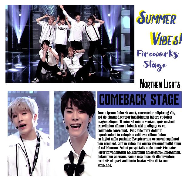 offcl_astrx's tweet photo. 「#NLSummerVibes 」
ㅤ ❝Wᥲnnᥲ bᥱ чour lιght
¡Northᥱn lιghts tιmᥱ!❞
Fireworks es una cancion de nuestro album con una buena coreografia, sin mencionar a los altos de MJ y el rap de nuestros dos raperos que se destacan mucho. ¡Esperamos que les haya gustado! https://t.co/R2xELHr9nR