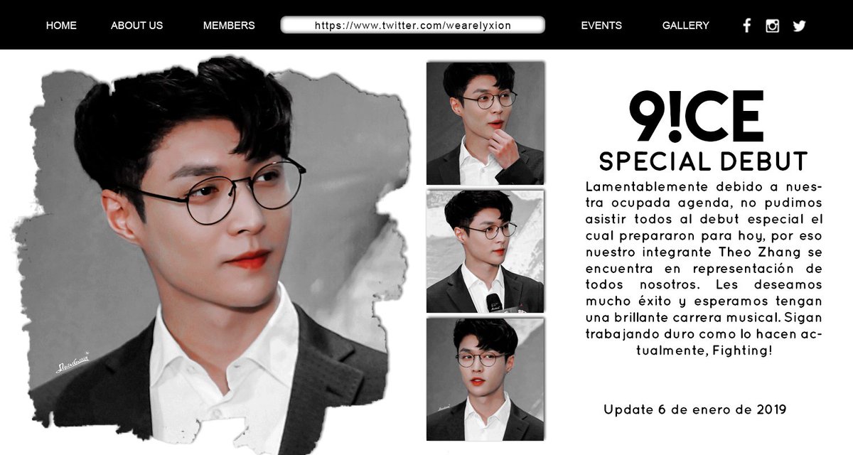 wearelyxion's tweet photo. ♡ ┊ #NICEDEBUT Nuestro integrante Theo Zhang se encuentra en el debut de @JYPE9ICE en representación de todos nosotros, les deseamos mucho éxito esta noche y gracias por la invitación. Fighting! https://t.co/w7ghYb13yG