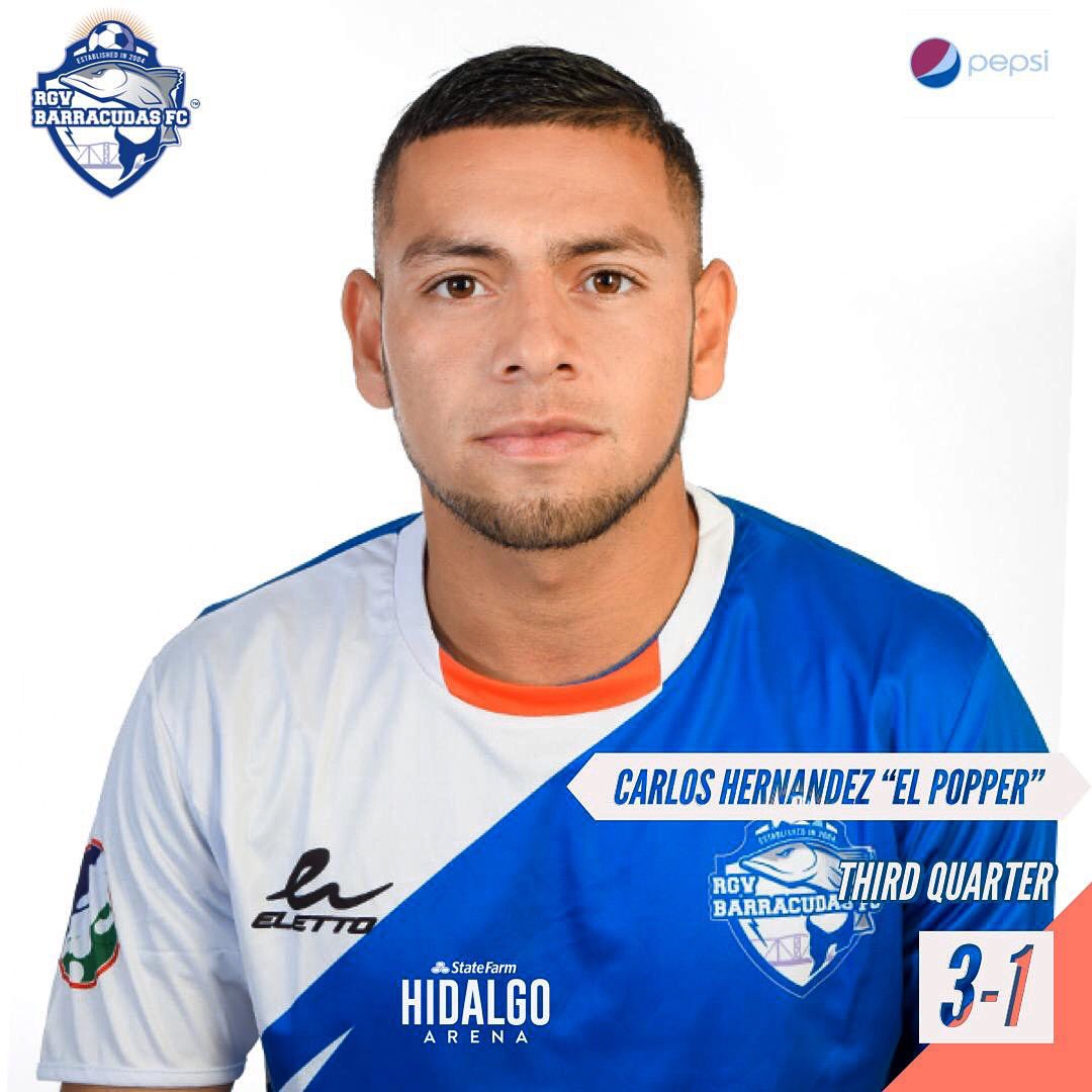 Y con el gol de Carlos Hernández, subimos el marcador nuevamente a 3-1!!! VAMOS BARRA! #somosbarracudas #defendthevalley