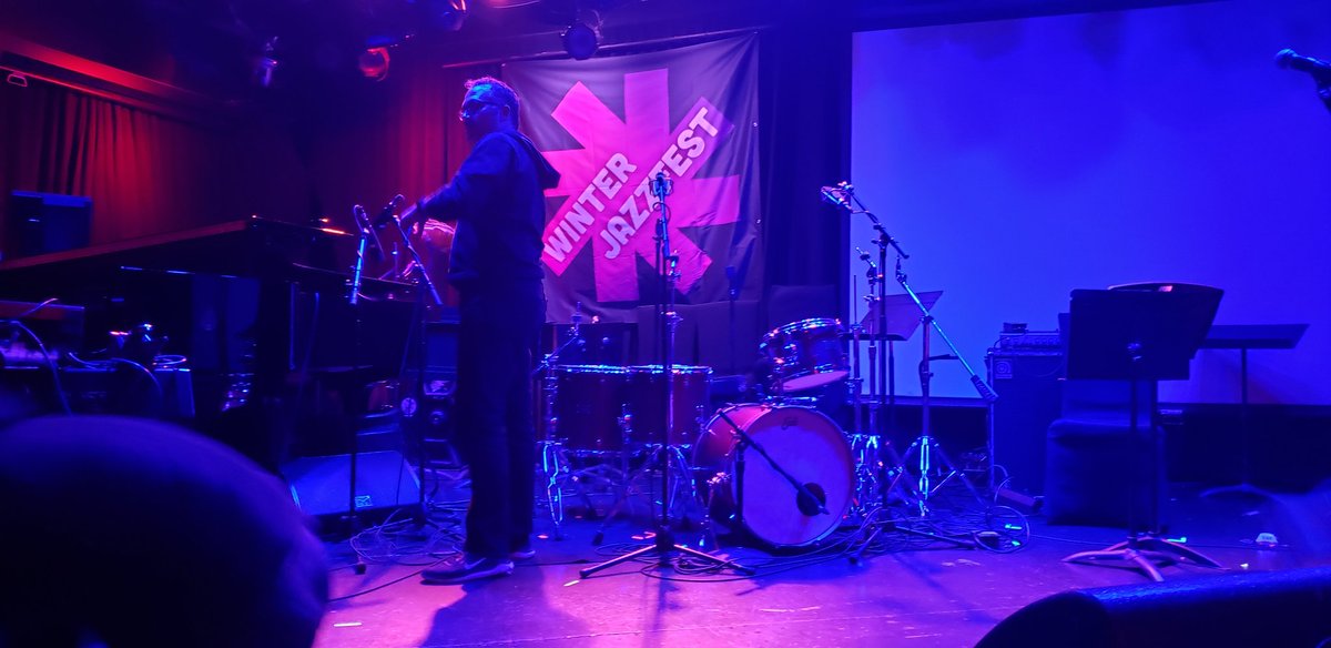 About to perform at #NYWinterJazzFest alongside the incomparable <a href="/biglovely1/">Big&Lovely</a> for <a href="/wordsrocksword/">wordrocksword</a>!!  Wish me luck! 🤘