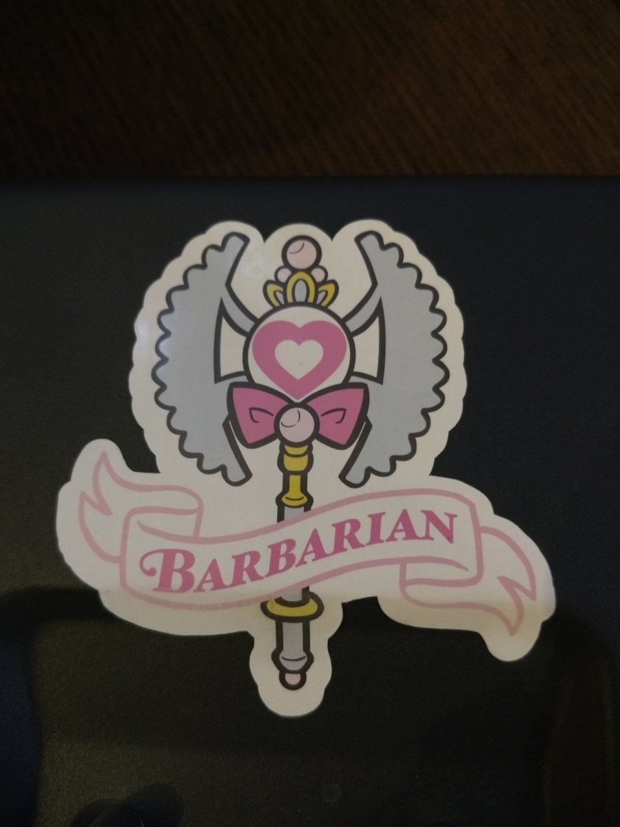 Ru_In_Red's tweet photo. Awesome new sticker addition I got from @omgtabby this weekend~! I love it so much~! And artwork from @suprmz and @serendessa 😍💖 https://t.co/78rLB2wjOO