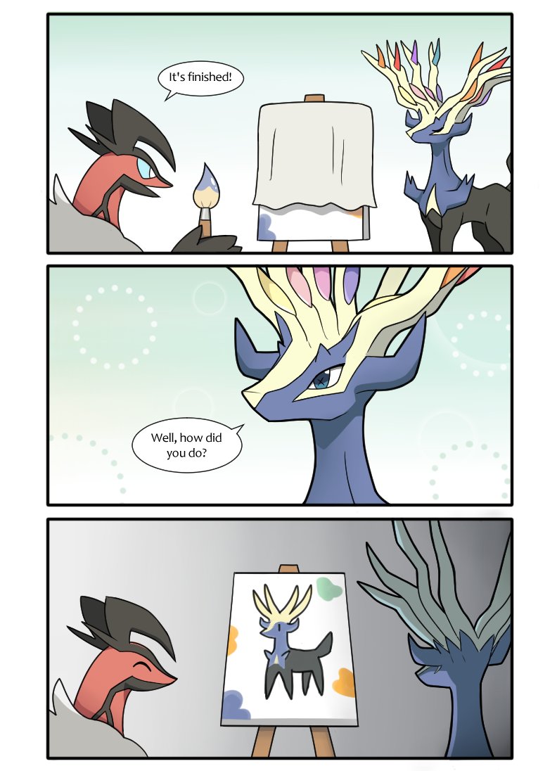 Xerneas can be hard to draw 
