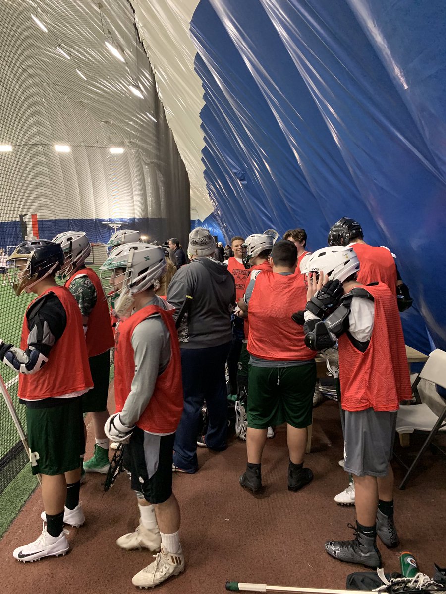 Great turnout for the start of the winter season! #laxseason 🥍