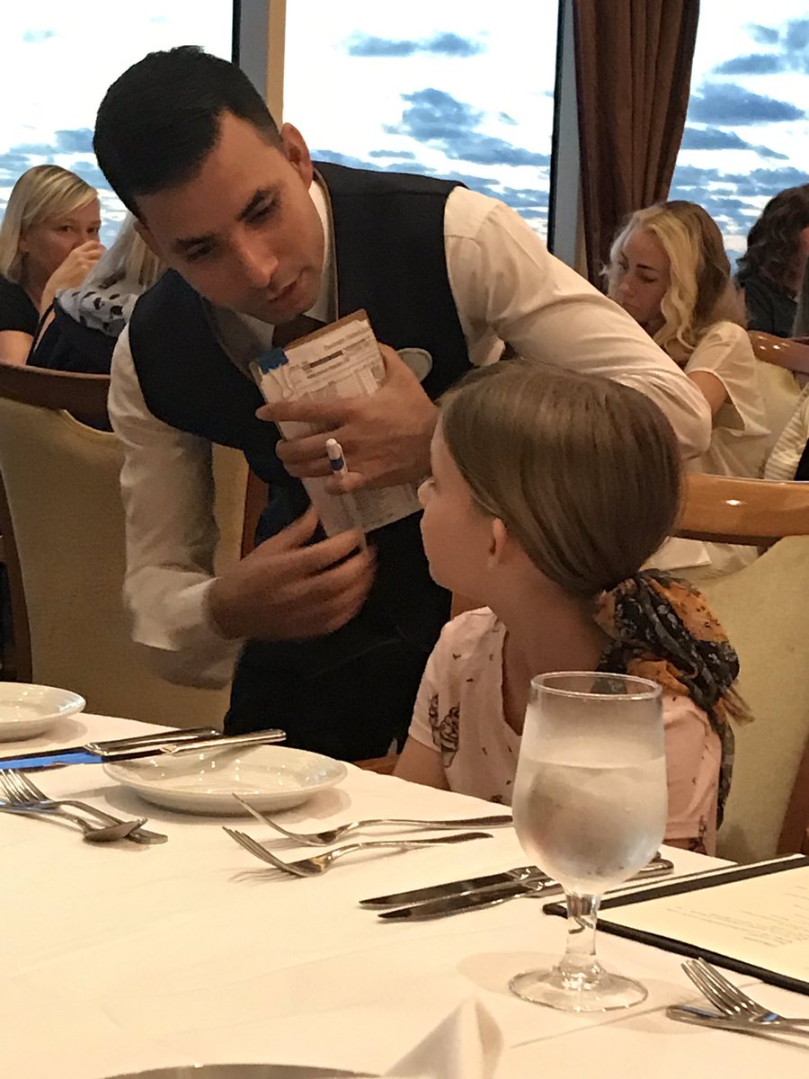 ViviBarnes's tweet photo. Super shout-out to the best dining serving team in the Caribbean—Rana and Ya! Would love to especially recruit Rana for DCL—such service and personality! #libertyoftheseas #table101 @RoyalCaribbean https://t.co/wk74gjtqD0