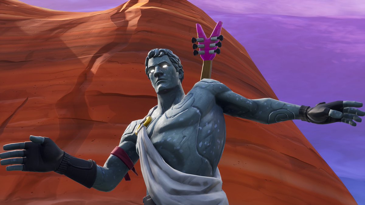 O Xrhsths 蓮 Sto Twitter 石像 ラブレンジャー 表情豊かな石像さん リクエスト Fortnite Jp Fortnite フォートナイト スキン撮影 Ps4share