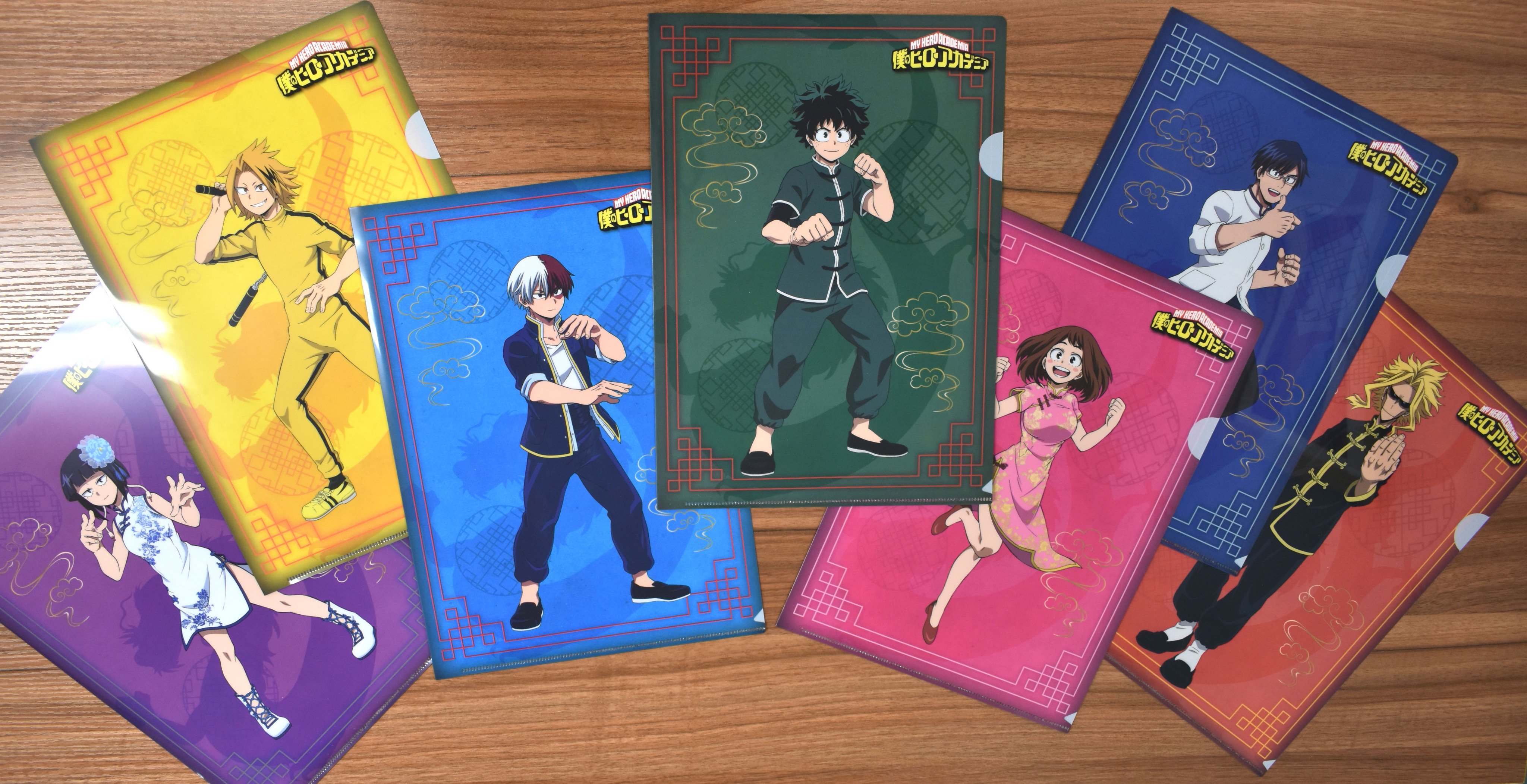 Toho Animation Store 僕のヒーローアカデミア ジャンプ フェスタ19 にて先行販売された描き下ろしカンフーコスチューム第一弾の 缶バッジ クリアファイル アクリルスタンドキーホルダー 等の事後通販を開始いたしました ご注文はこちらから