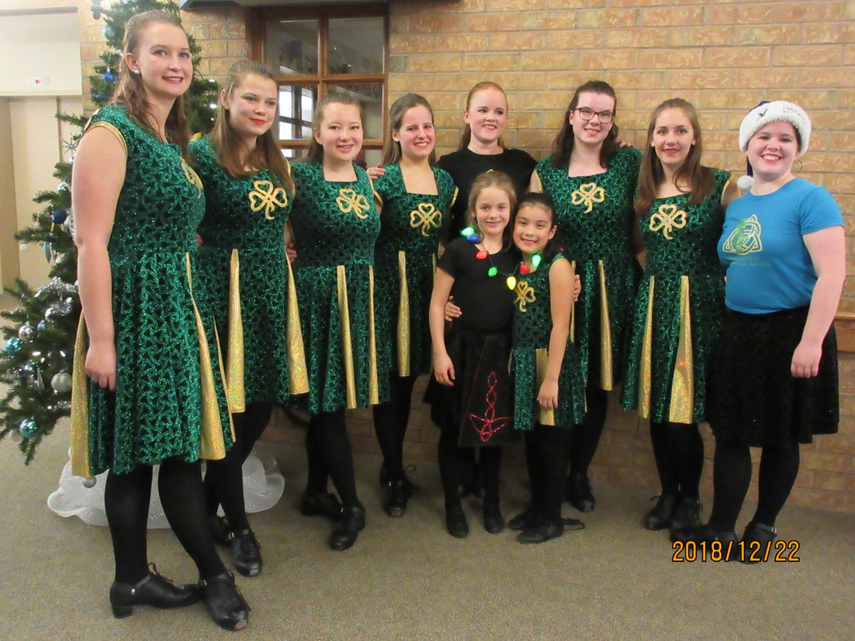 IntenselyIrish's tweet photo. We had so much fun bringing holiday cheer to KW!  Now we have to start planning for St. Patrick's Day... #irishdancekw #intenselyirish #inmotionarmy https://t.co/4kvX5BqrQL