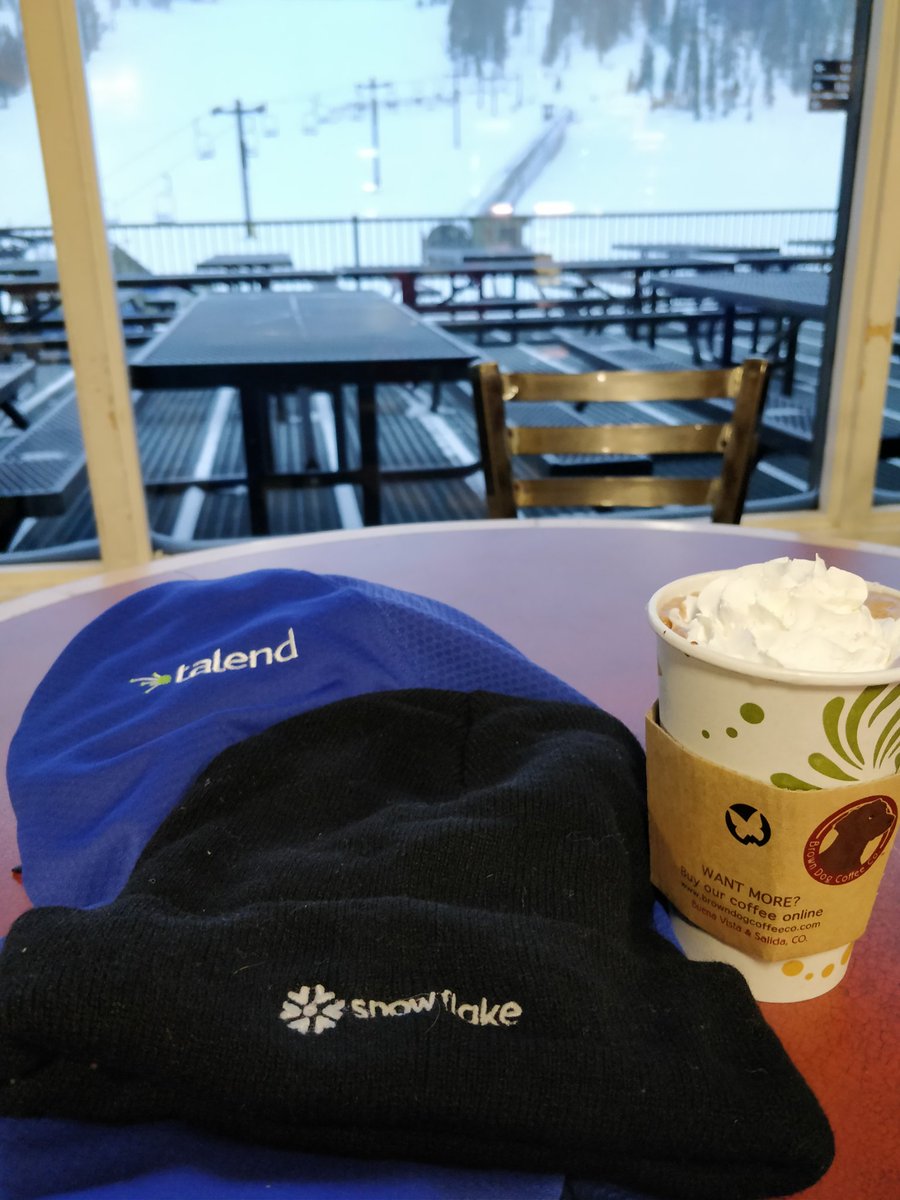 _dmarts's tweet photo. Amazing day at @MonarchMountain, with skiing like that it's no wonder you're all so cheery. Thanks too to @Talend,  @SnowflakeDB, and @Datalytyx for kitting me out! https://t.co/uWeuUWvzMn