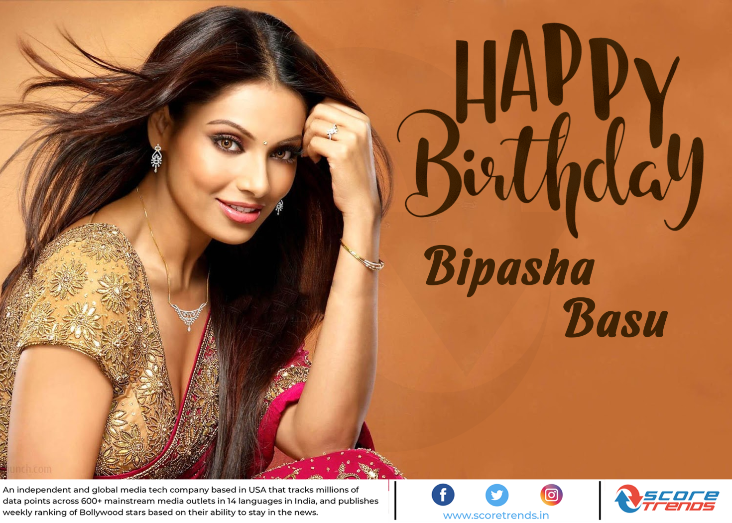 Score Trends wishes Bipasha Basu a Happy Birthday!!     