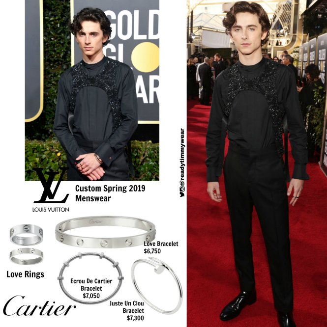 RTW on X: Timothée Chalamet - 76th Annual Golden Globe Awards at