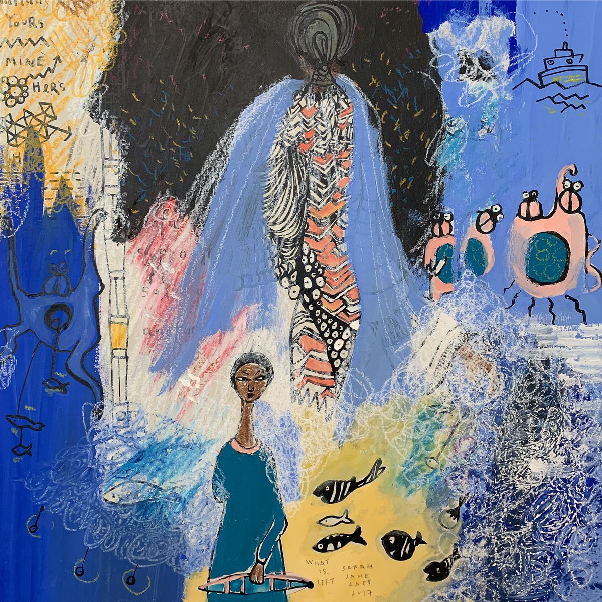 CCGalleries's tweet image. Heading to it’s forever home this week ‘What Is Left’ by Sarah Jane Lapp #planetsj #ccgalleries #art #coastalcontemporarygallery #contemporaryart #artcollector