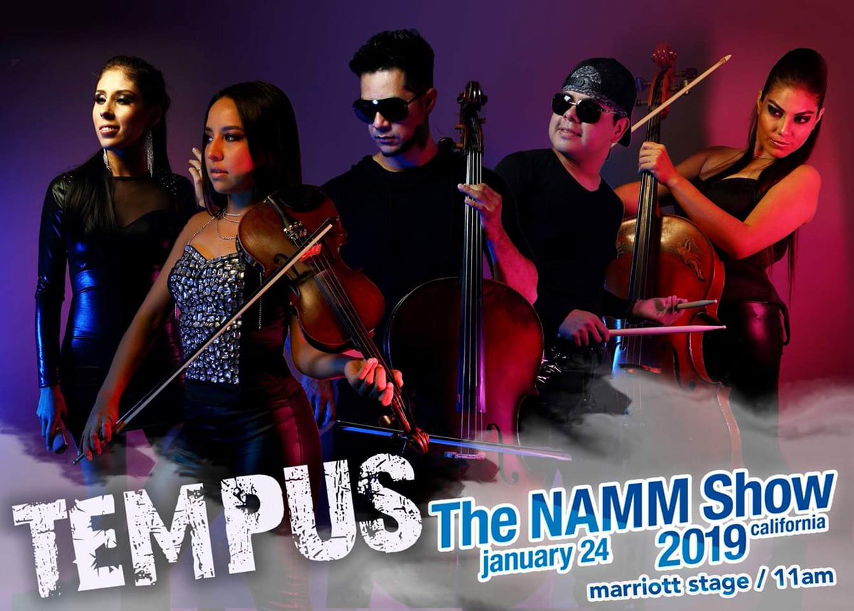 infra_lux's tweet photo. Ready for the @NAMMShow on January 24th 11am Marriott Stage #NammShow #TempusQuartet https://t.co/Qj0pqE4Naz