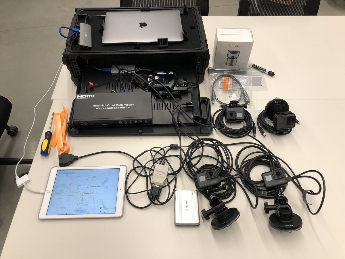 svenkrome's tweet photo. AutoRec is setup and ready for fear and loathing in Las Vegas. #CES https://t.co/fKR6Iq9a8i
